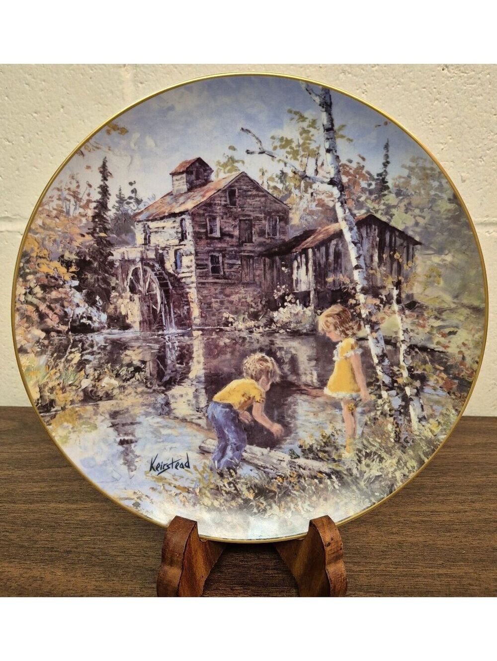 Keirstead 'Do They Bite?' Early Memories Series Collectible Plate